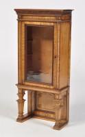 Lot 1123 - A 19th Century inlaid satinwood cabinet, the...