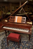 Lot 1136 - Charles Bechstein, Berlin: a mahogany cased...