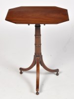 Lot 1189 - A George III mahogany occasional table, the...