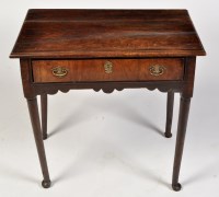 Lot 1224 - **WITHDRAWN** - An 18th Century oak lowboy,...