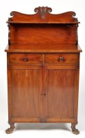 Lot 1258 - An early 19th Century mahogany chiffonier, the...