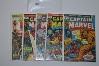 Lot 1560 - Captain Marvel: 26, 27, 28, 29 and 32 (Jim...