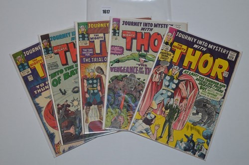 Lot 1617 - Journey Into Mystery: 113, 115, 116, 117 and...