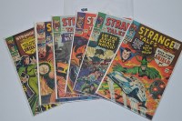 Lot 1656 - Strange Tales: 144, 145, 146, 147, 148 and 150....
