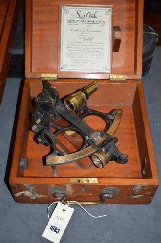 Lot 1083 - A 'Sestrel' sextant by Henry Browne & Sons Ltd....