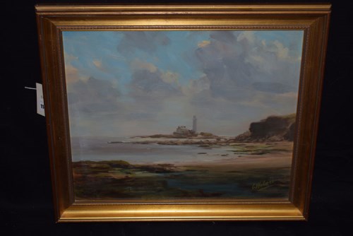 Lot 1140 - An oil painting, by Walter Holmes - St Mary's...