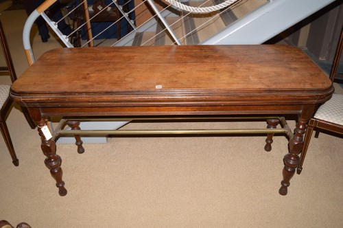 Lot 1456 - A Victorian mahogany kitchen table, raised on...