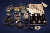 Lot 13 - A Victorian silver condiment set, by Walker &...