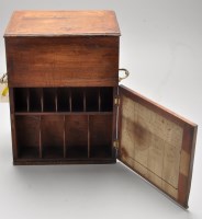 Lot 235 - A 19th Century mahogany apothecary cabinet,...