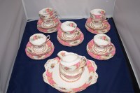 Lot 294 - A Royal Albert 'Lady Carlyle' tea for eight,...
