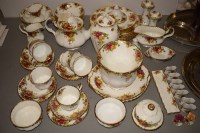 Lot 307 - Royal Albert 'Old Country Roses' pattern part...