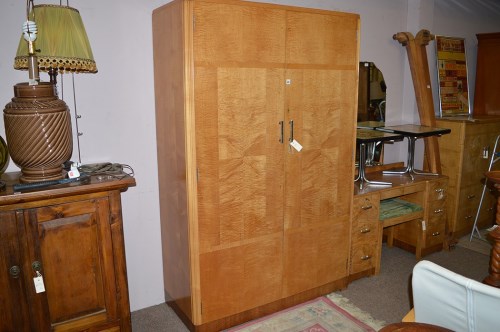 Lot 655 - A satinwood bedroom suite, by Maple & Co., of...