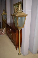 Lot 701 - A pair of early 20th Century lamps converted...