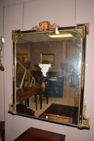 Lot 710 - A 19th Century ebonised and gold painted...