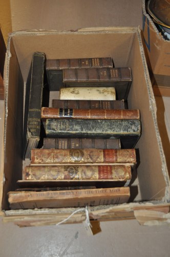Lot 72 - Leather bound books, to include: Buffon's...