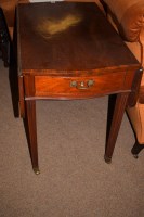 Lot 585 - A fine George III plum pudding mahogany and...