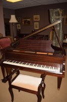 Lot 729 - A John Broadwood & Sons baby grand piano in...