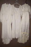 Lot 961 - Three wedding dresses of various styles one...