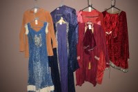 Lot 970 - Theatre costumes, to include; Medieval style...