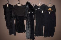 Lot 988 - Ladies dresses in black of various styles and...