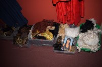 Lot 1098 - A large collection of wigs of various colours...