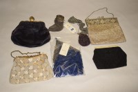 Lot 1120 - Early 20th Century and later beadwork purses,...