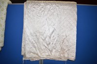 Lot 1136 - An early 20th Century pale pink bedspread,...