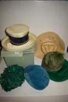 Lot 1162 - 20th Century hats, by various designers, to...