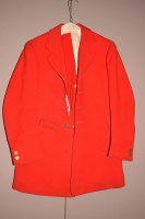 Lot 1212 - A lady's pink hunting jacket with four...