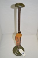 Lot 1268 - A 1920's painted wooden hat stand, the column...