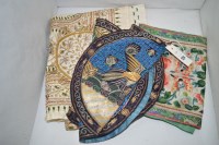 Lot 1274 - Two 20th Century Chinese silk embroidered...