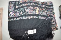 Lot 1330 - A 20th Century Chinese heavily embroidered...