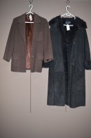 Lot 1358 - A ladies brown wool coat, by Mulberry size 12;...