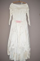 Lot 1441 - A 1980's silk wedding dress, by Anh Mao with...