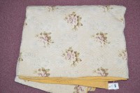 Lot 1463 - An early 20th Century Durham quilt floral...