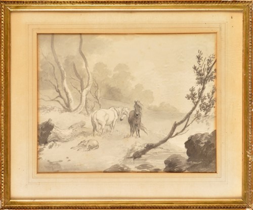 Lot 40 - Attributed to Robert Hills (1769-1844) TWO...