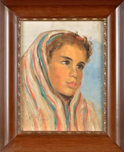Lot 220 - Yvonne Reper (Belgian 1908-1964) A PORTRAIT OF...