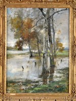 Lot 253 - Claude Hayes, RI, ROI (1852-1922) TREES...