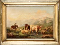 Lot 278 - 19th Century Continental School LANDSCAPE WITH...