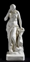 Lot 340 - Large Copeland Parian figure of Egeria after...