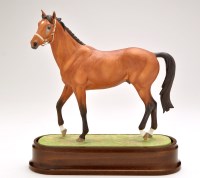 Lot 346 - Royal Worcester 'Racing' model of Nijinsky,...