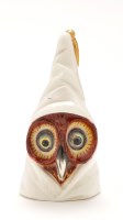 Lot 356 - Royal Worcester owl candle snuffer, with...