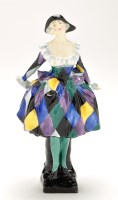 Lot 364 - Royal Doulton ''Harlequinade'' figure, height...