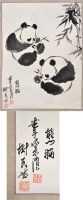 Lot 416 - Chinese scroll painting in the manner of Wu...