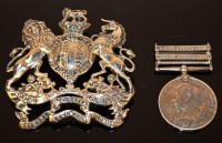 Lot 456 - A Kings South Africa Medal with bars 1901 and...