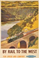 Lot 480 - A British Railways poster for 'The West...