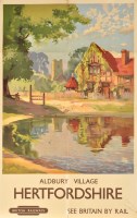 Lot 481 - A British Railway poster for 'Hertfordshire',...