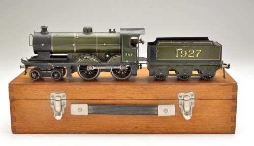 Lot 487 - A Bassett-Lowke 0-gauge locomotive and tender,...