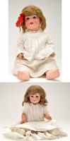 Lot 491 - An Armand Marseille doll, stamped 'Armand...