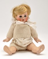 Lot 496 - A bisque head doll, by Kammer & Reinhardt, 126,...